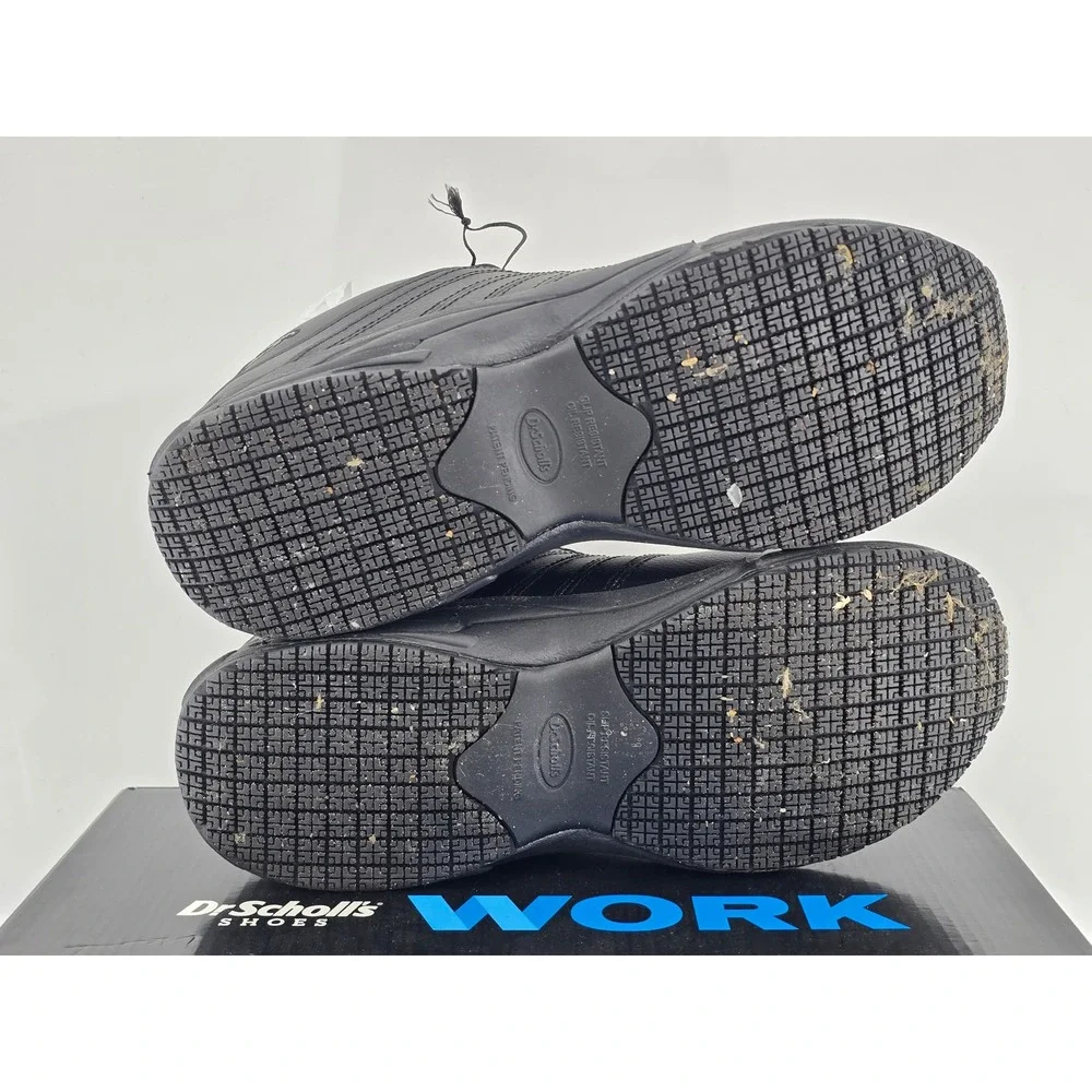 Dr. Scholl's Kimberly II Work Shoes Womens 8.5W Black Slip Resistant - Excellent